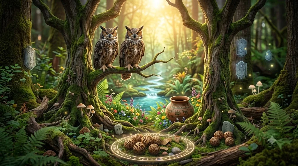 twin owl