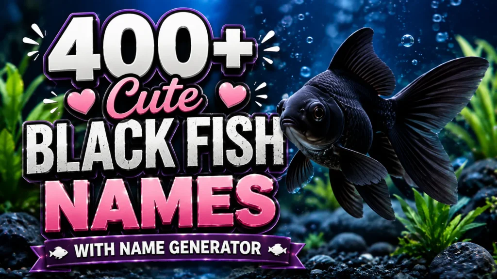 black fish names