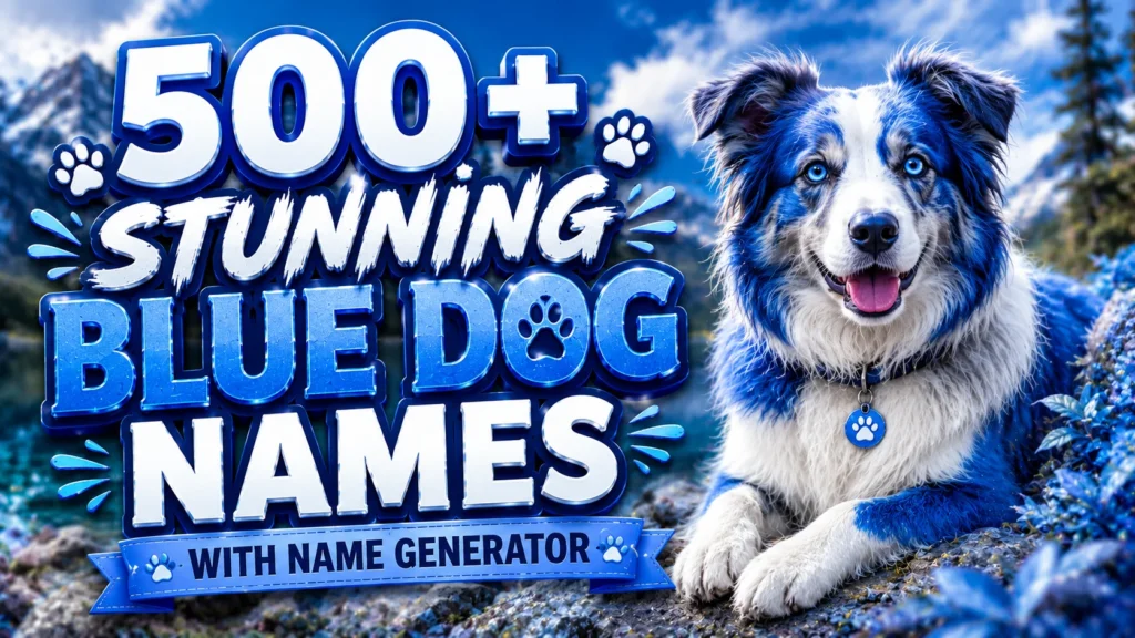 blue dog names