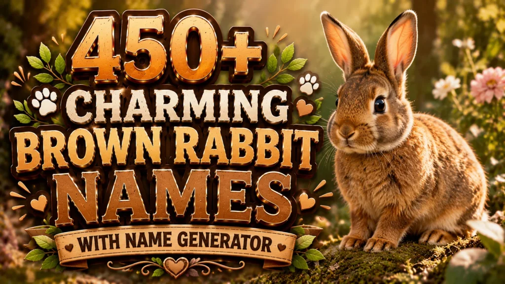 brown rabbit names