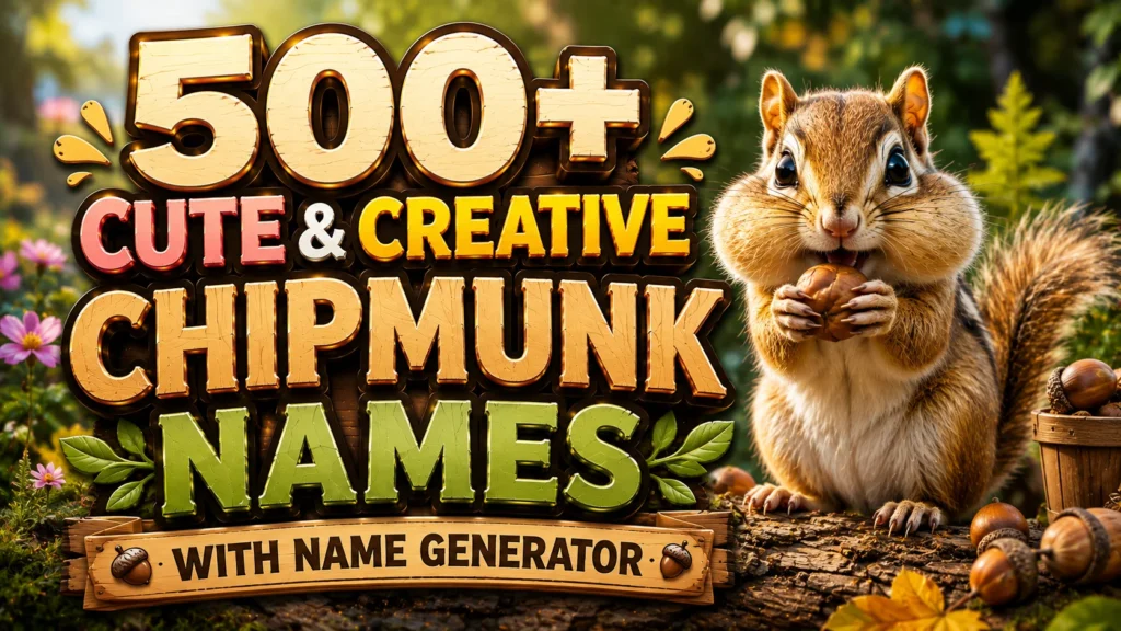Chipmunk Name