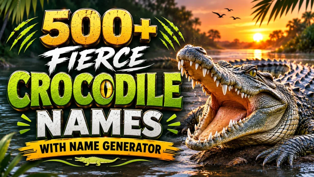 crocodile names