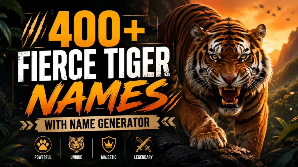 Fierce-Tiger-Names