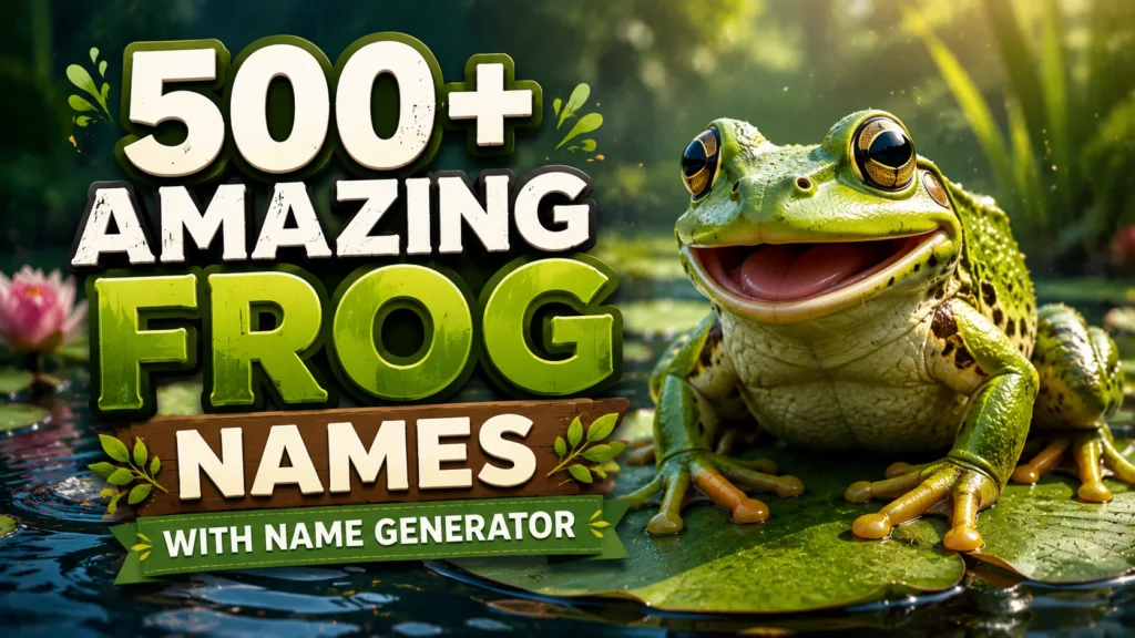 Frog Names
