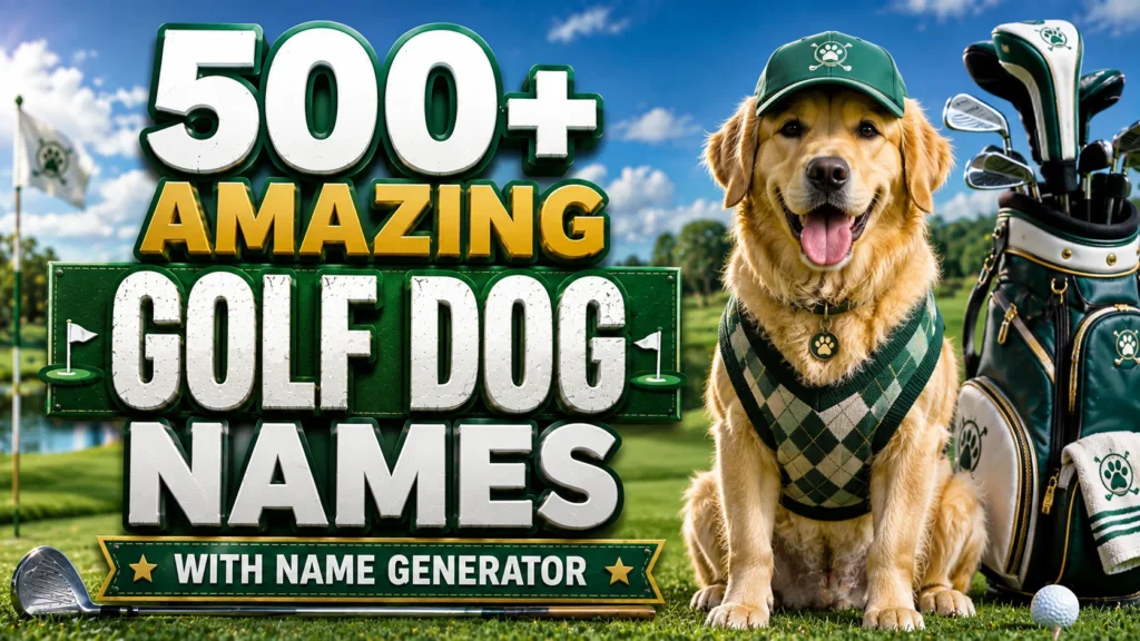 Golf Dog Names
