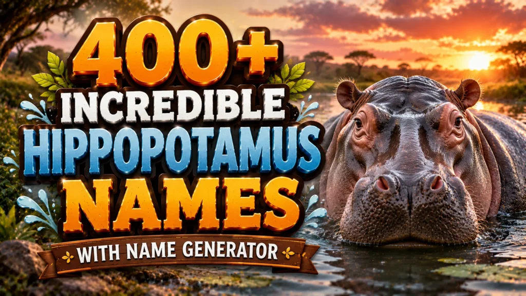 hippopotamus names