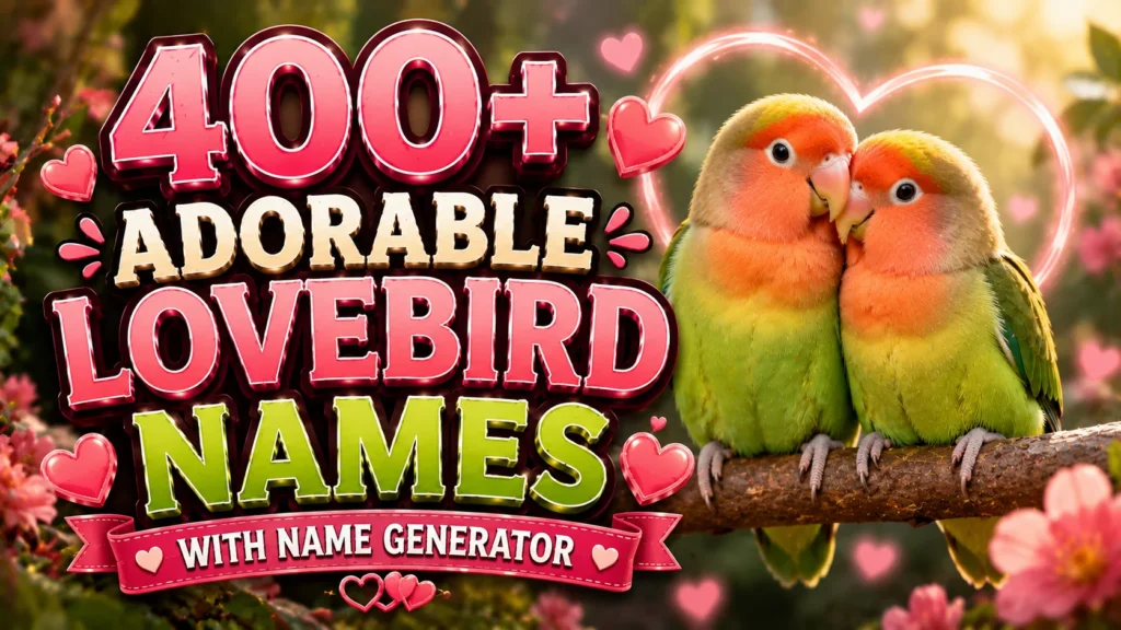 lovebird names
