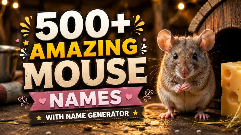 mouse names