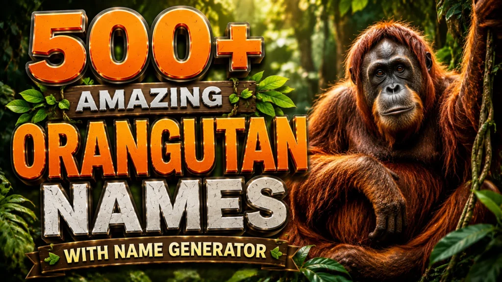 orangutan names