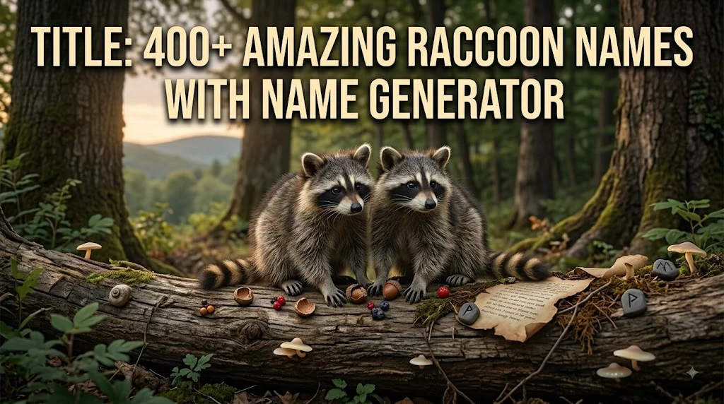 Raccoon Names