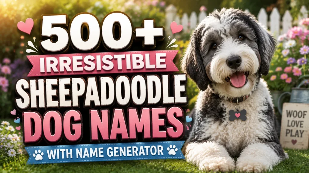 Sheepadoodle Dog Names