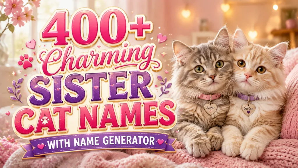 sister cat names