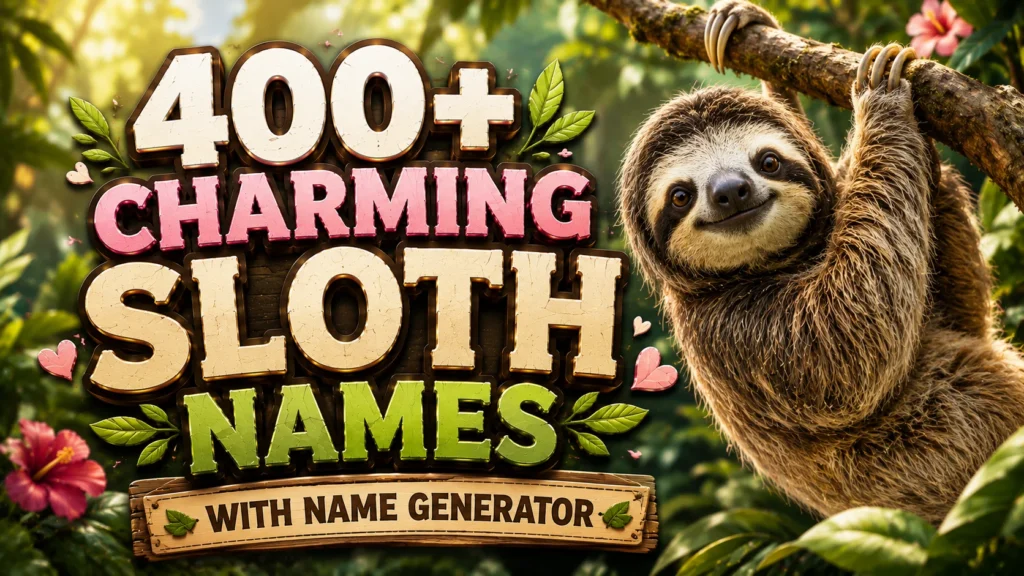 sloth name