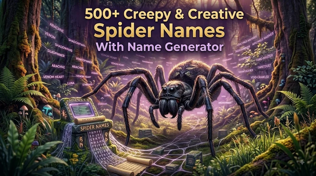 Spider Names