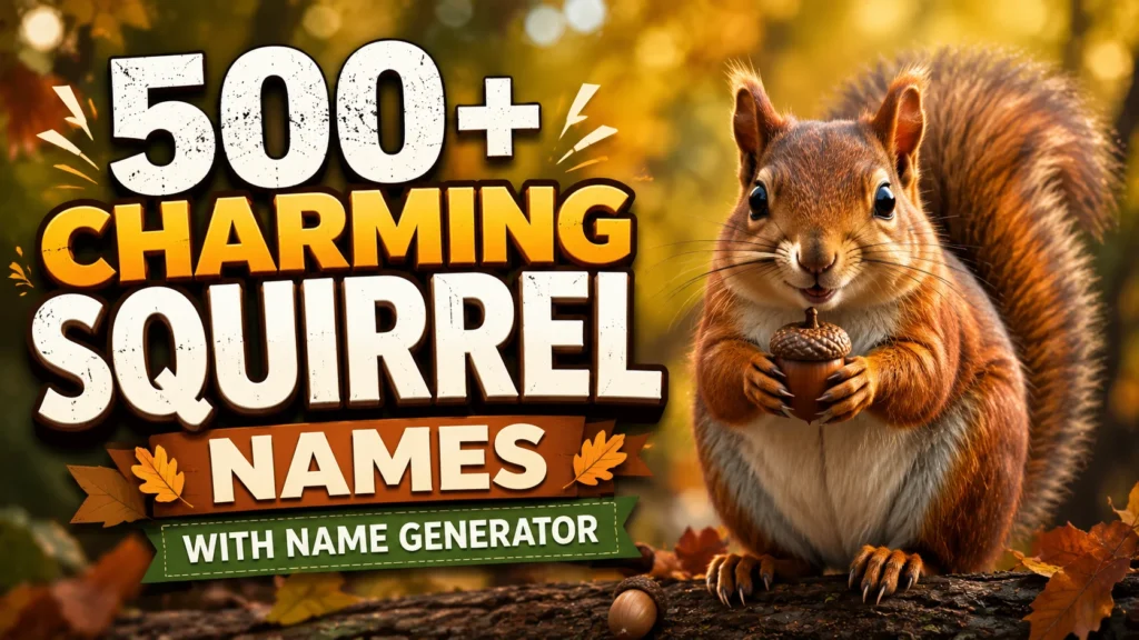 Squirrel Names