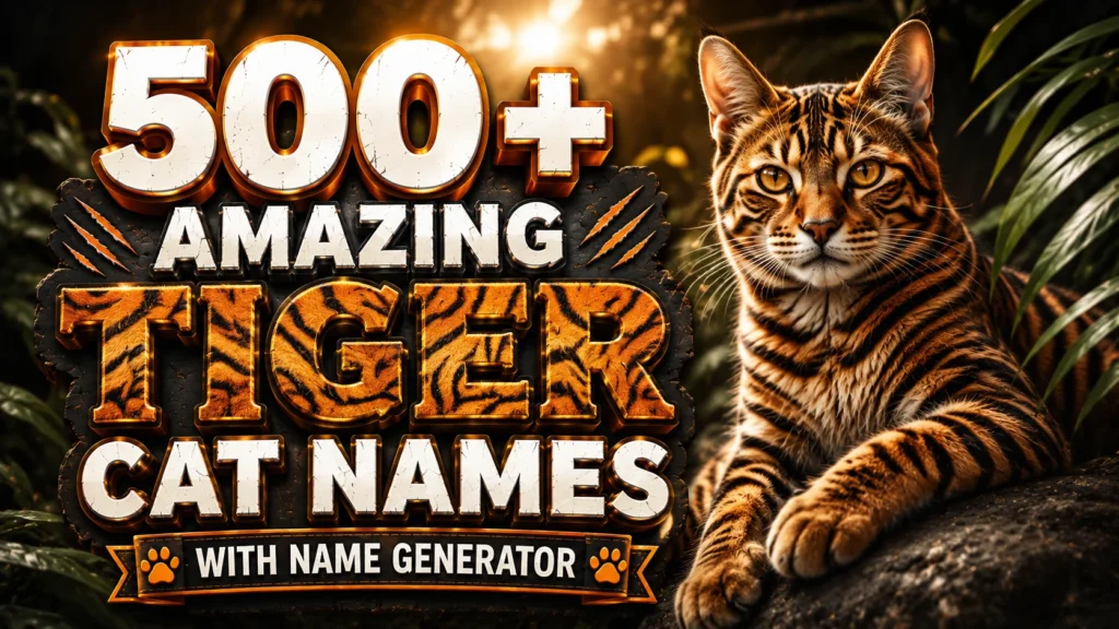 Tiger Cat Names