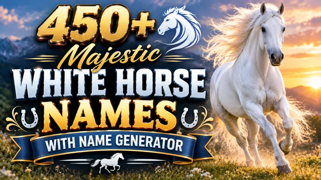 white horse names