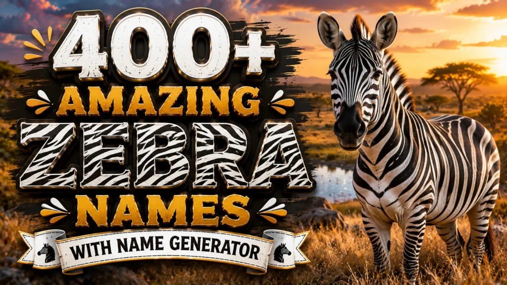 zebra names