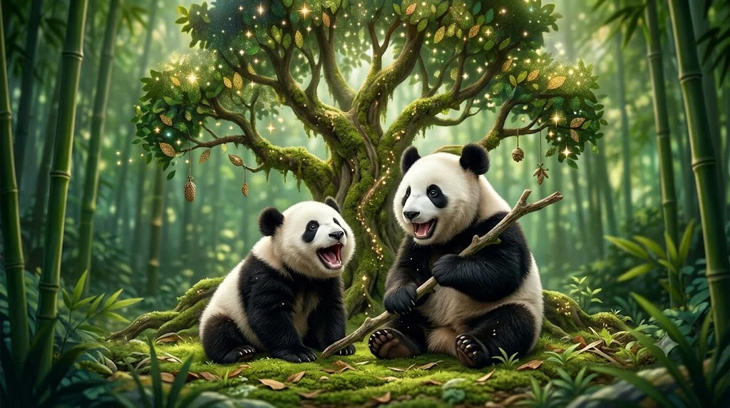 twin panda
