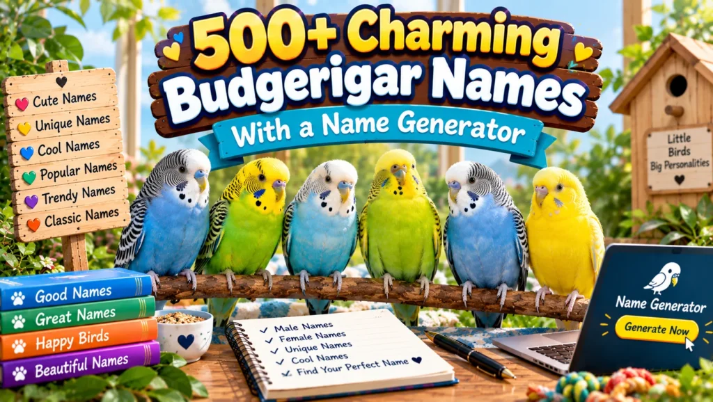 budgerigar names