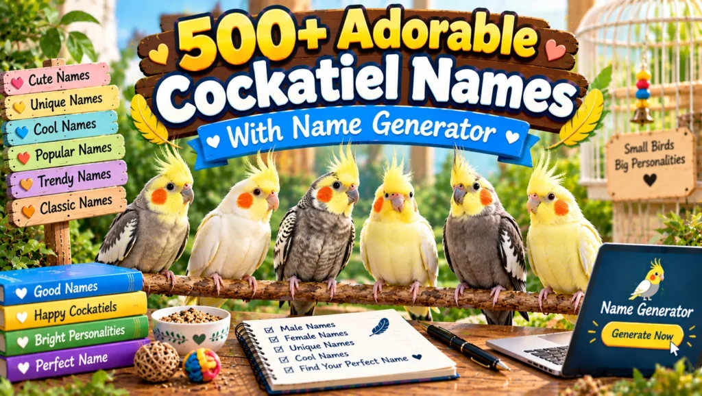 cockatiel names