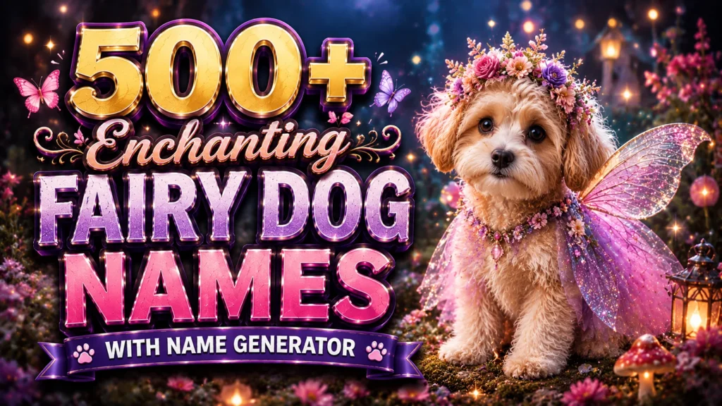 fairy dog names