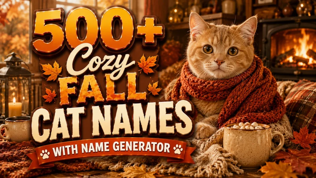fall cat names