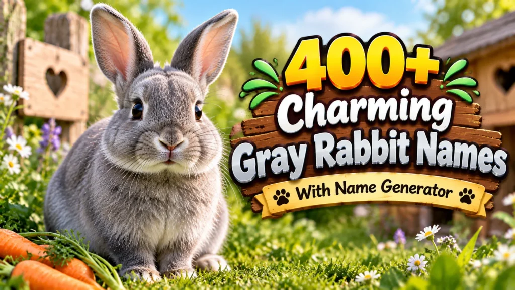 gray rabbit names