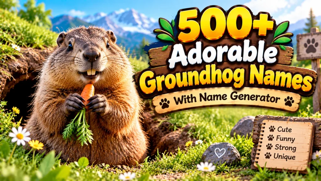 groundhog names