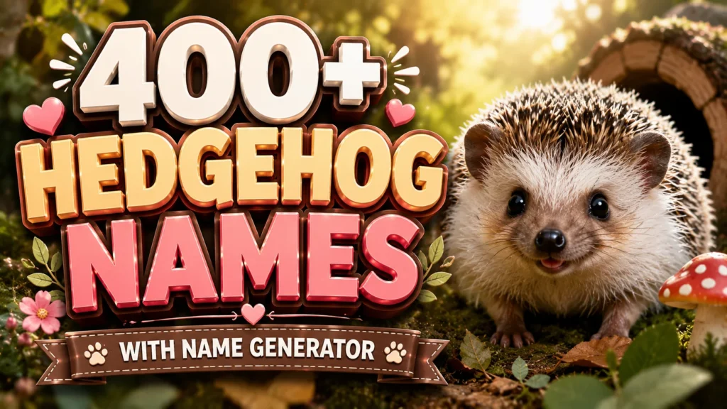 hedgehog names