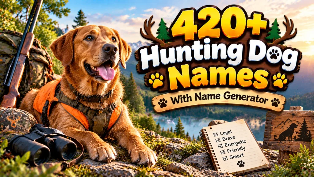 hunting dog names
