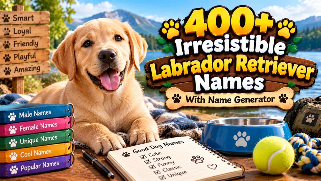 labrador retriever names
