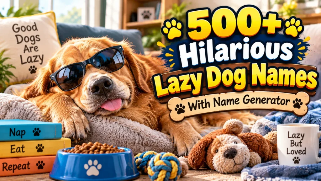 lazy dog names