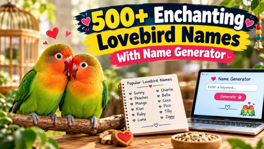 lovebird names