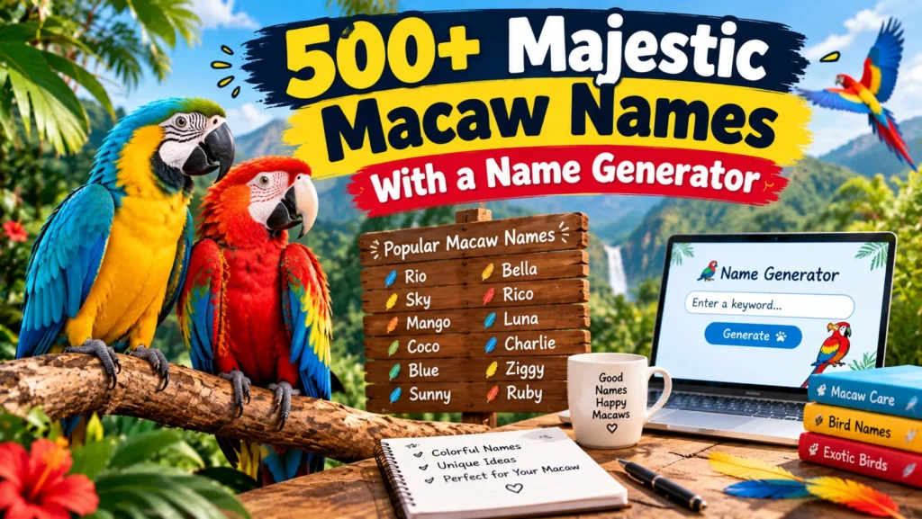 macaw names