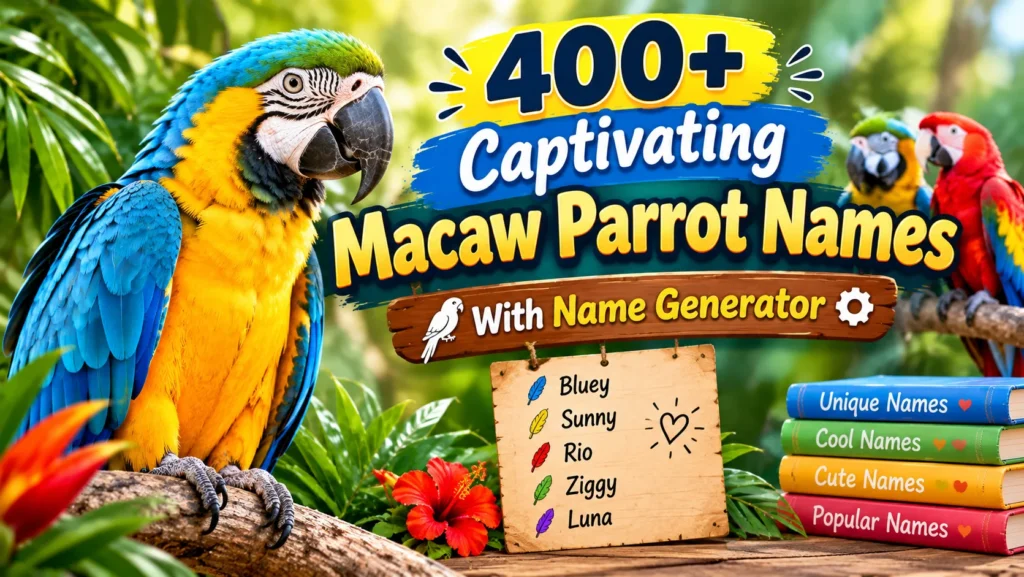 macaw parrot names