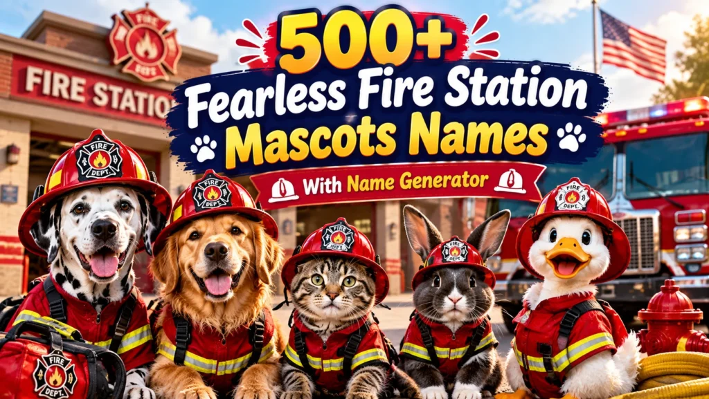 fire station mascots names