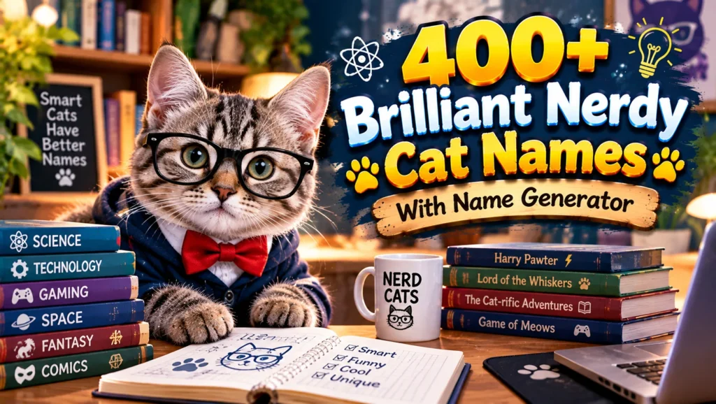 nerdy cat names