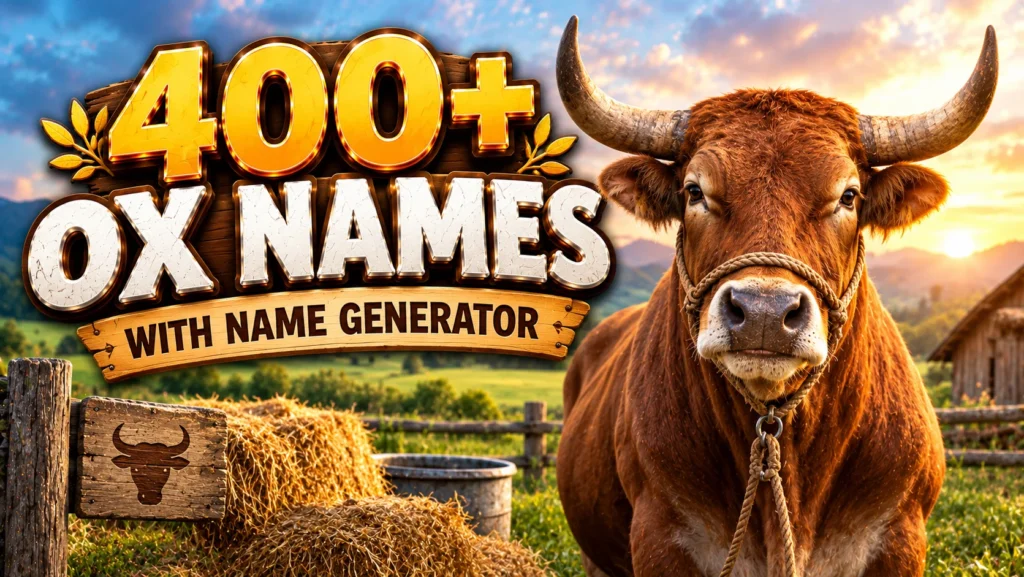 ox names