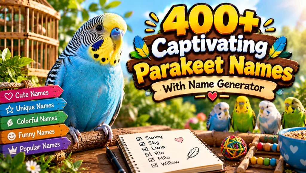 parakeet names