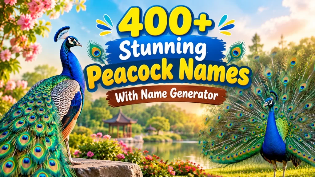 peacock names