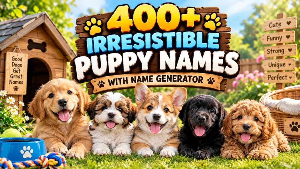 puppy names