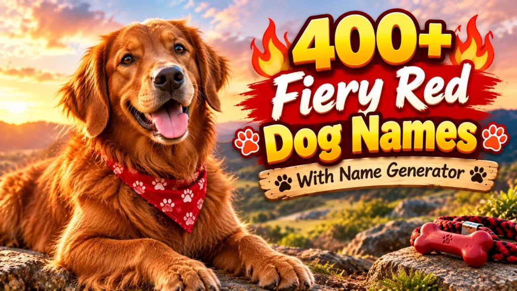 red dog names