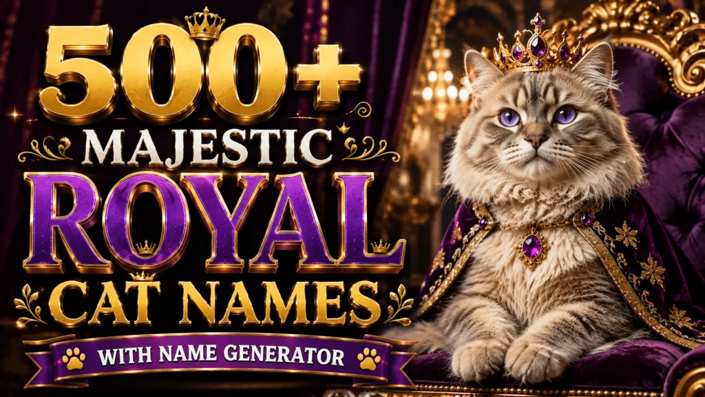 royal cat names