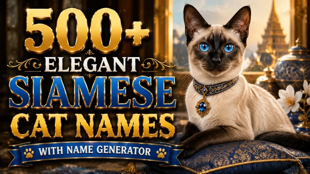 Siamese cat names