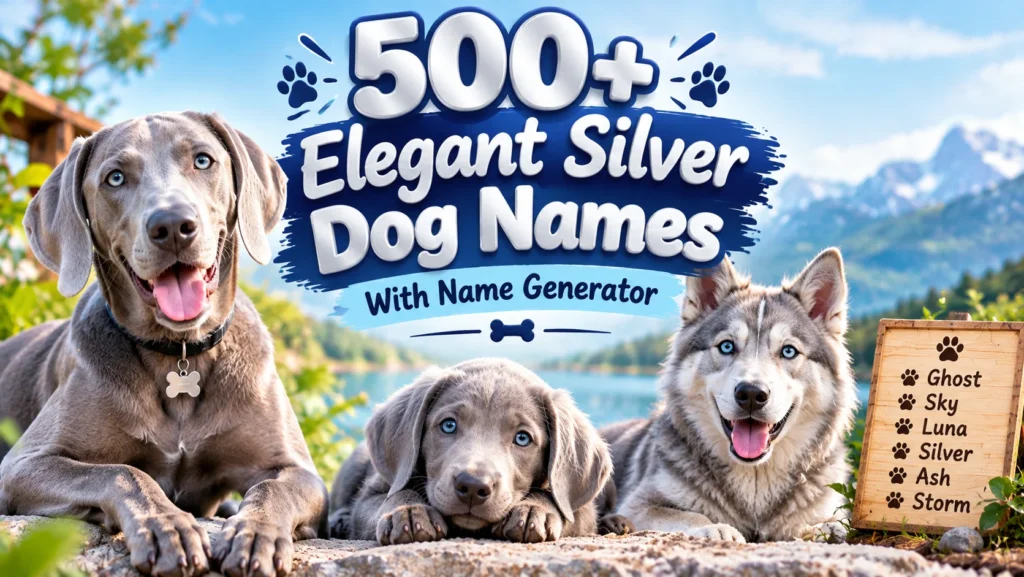silver dog names