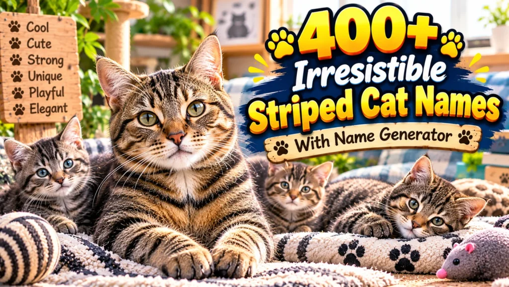 striped cat names
