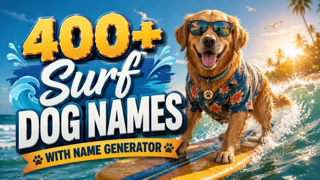surf dog names