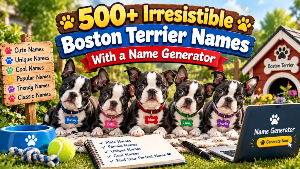 boston terrier names