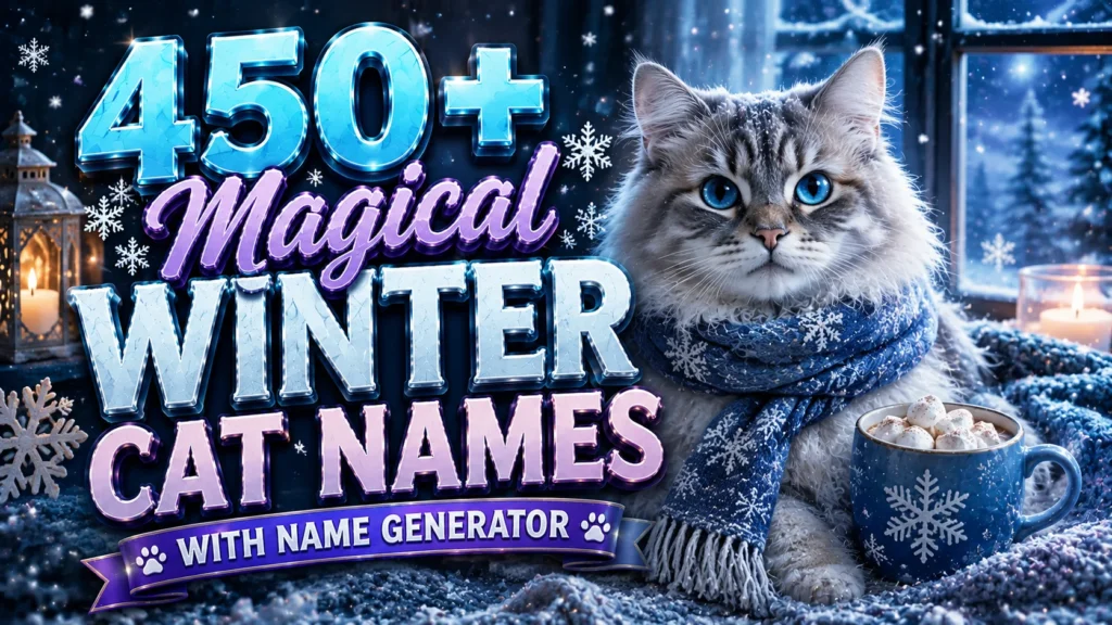 winter cat names